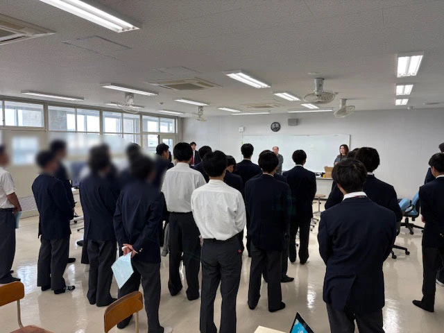 2026年3月12日沖縄県立宮古総合実業高等学校への漁業ガイダンス