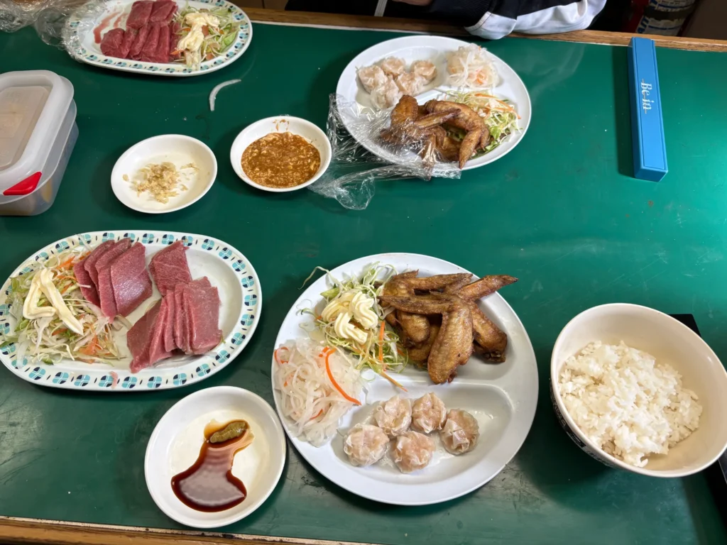 船員ブログコック長、今日もありがとうございます　長久丸